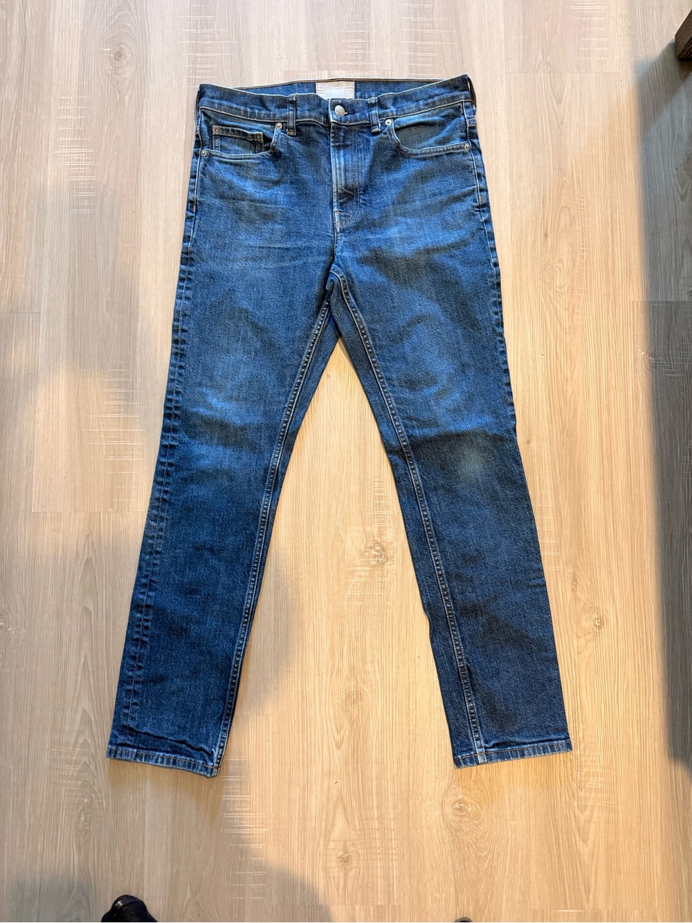 Everlane Men's The Slim Jean 33x32 Medium Wash Stretch Denim